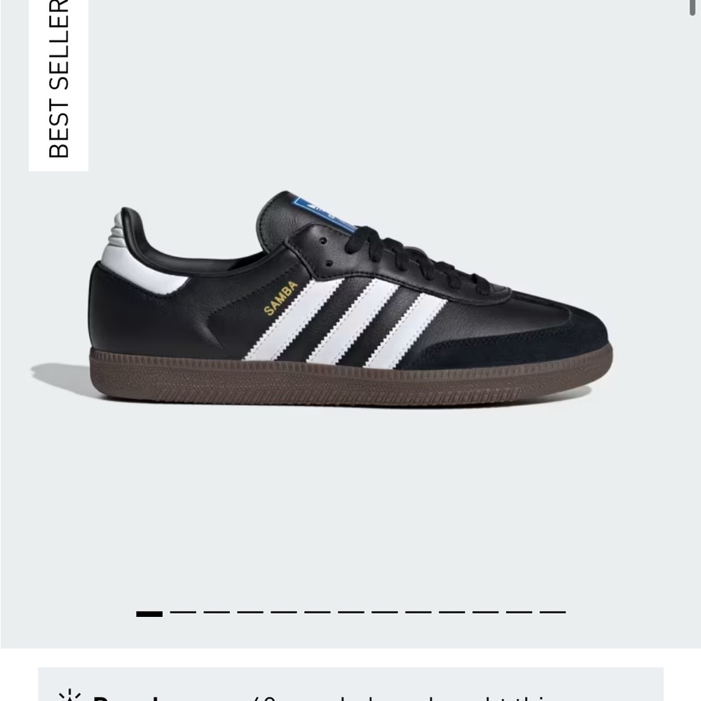 Adidas Samba Black and White Sneakers